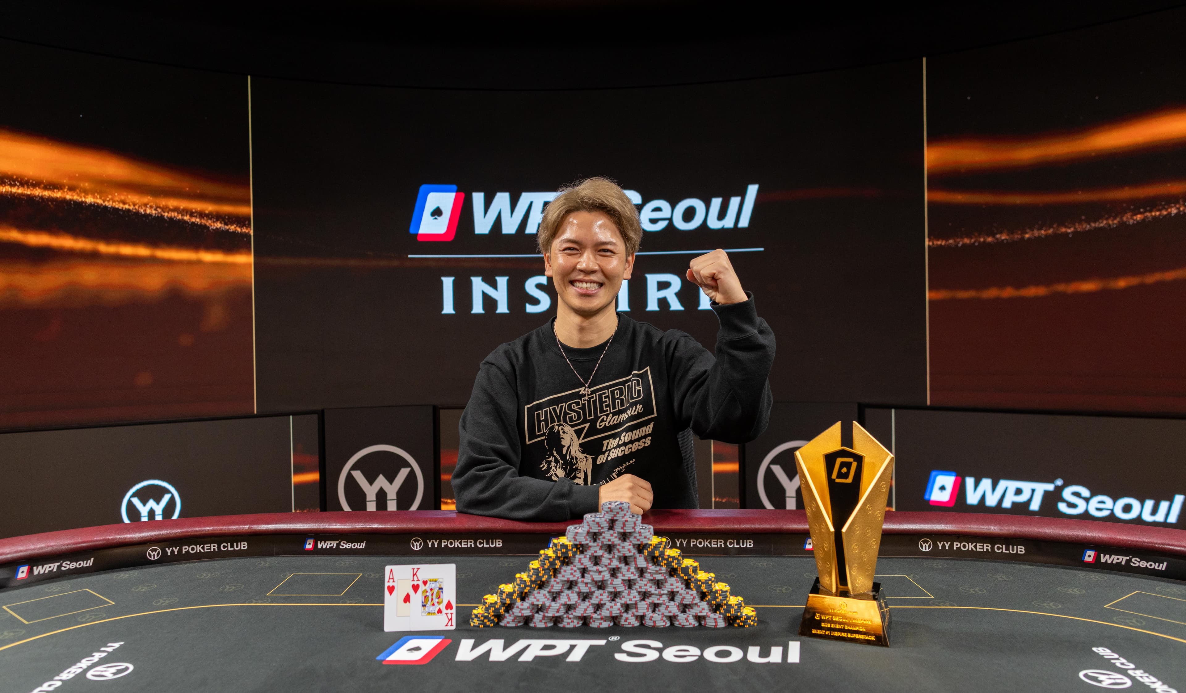 Daisuke Nagano Wins Inspire Superstack for KRW 10,973,200 as WPT Seoul Debuts at INSPIRE