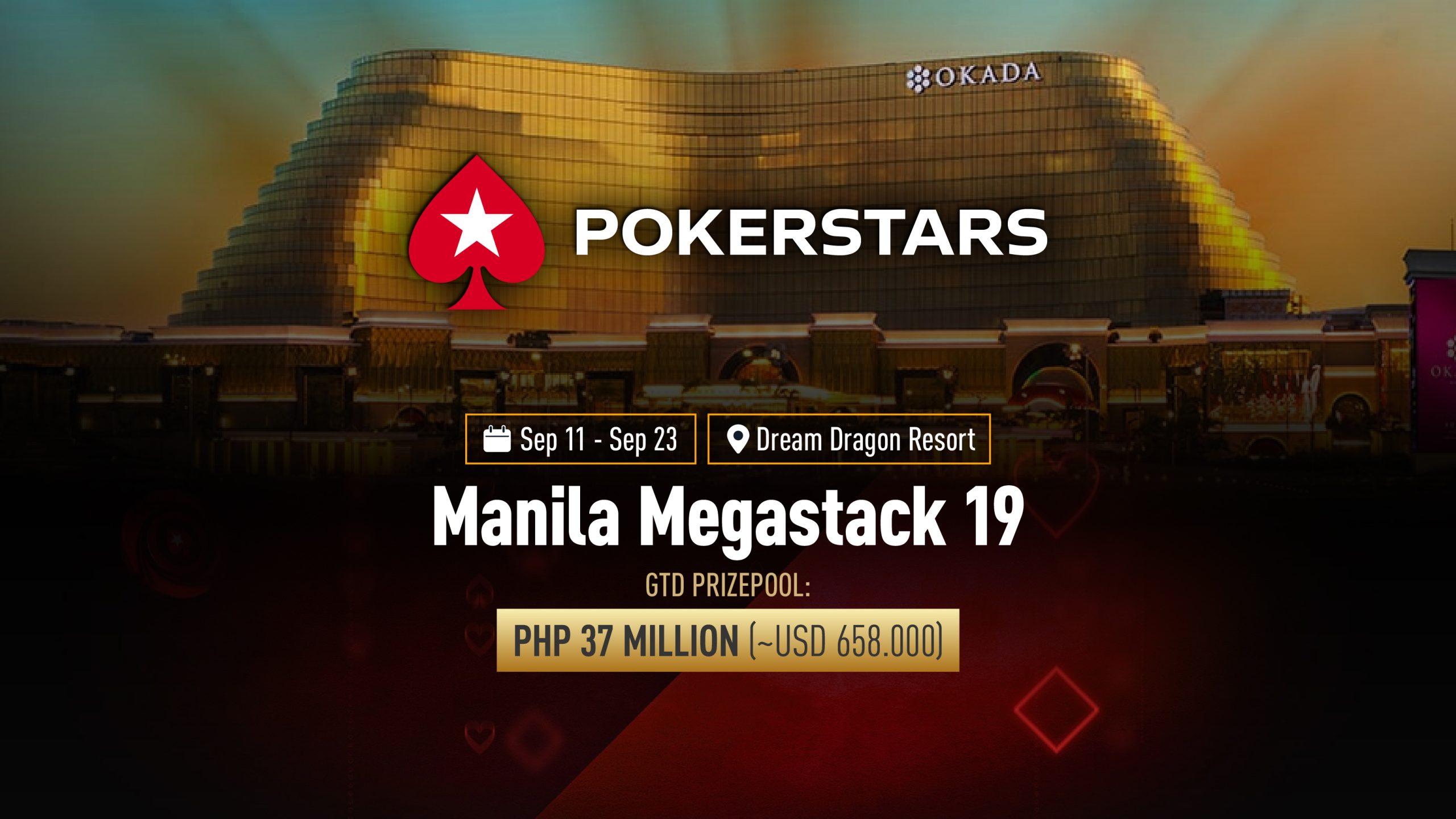 PokerStars LIVE’s Manila Megastack 19 opens its curtains in two weeks