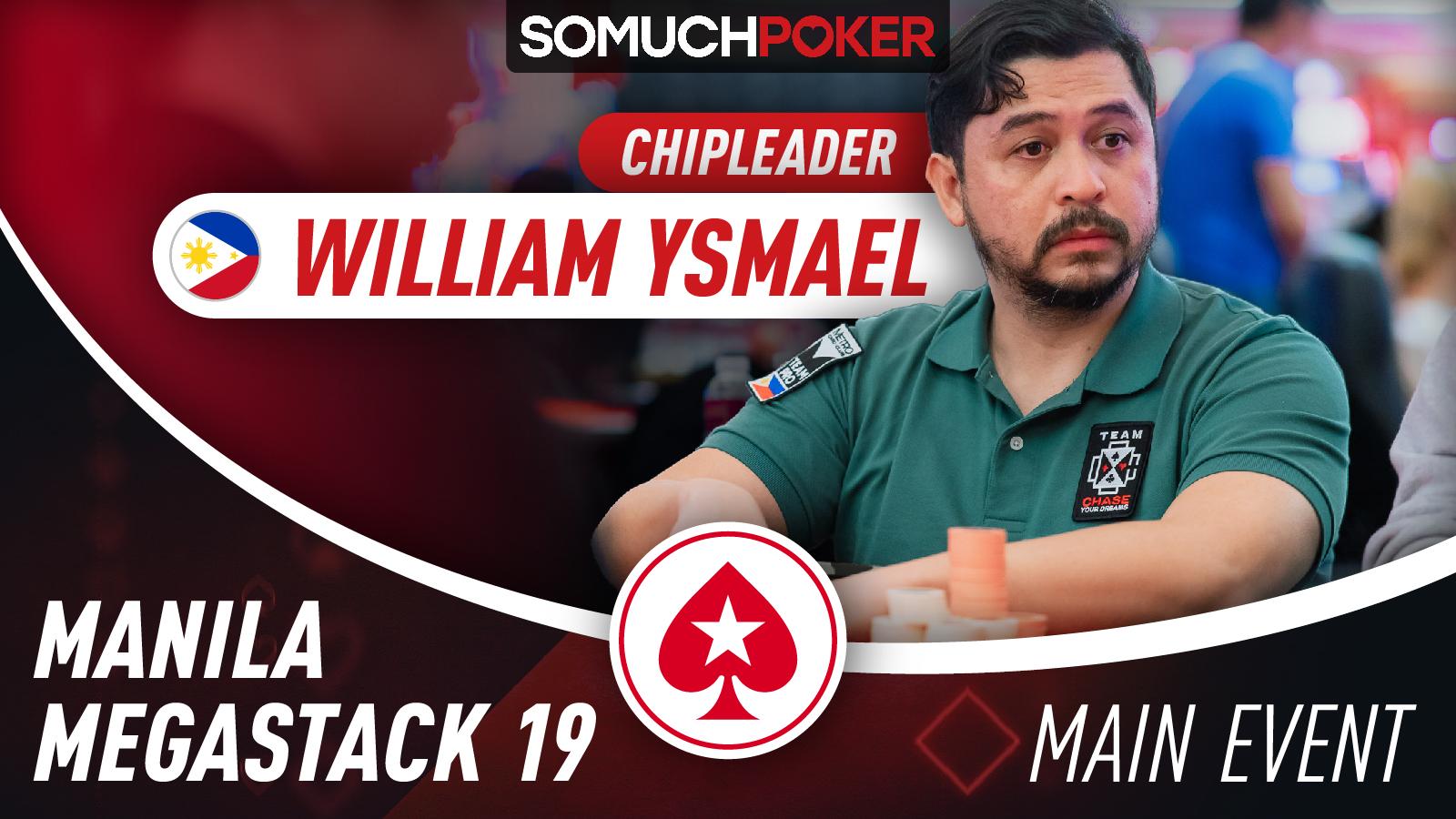 William Ysmael Bags A Monster At Manila Megastack 19 Main Event; 80 Players Advance