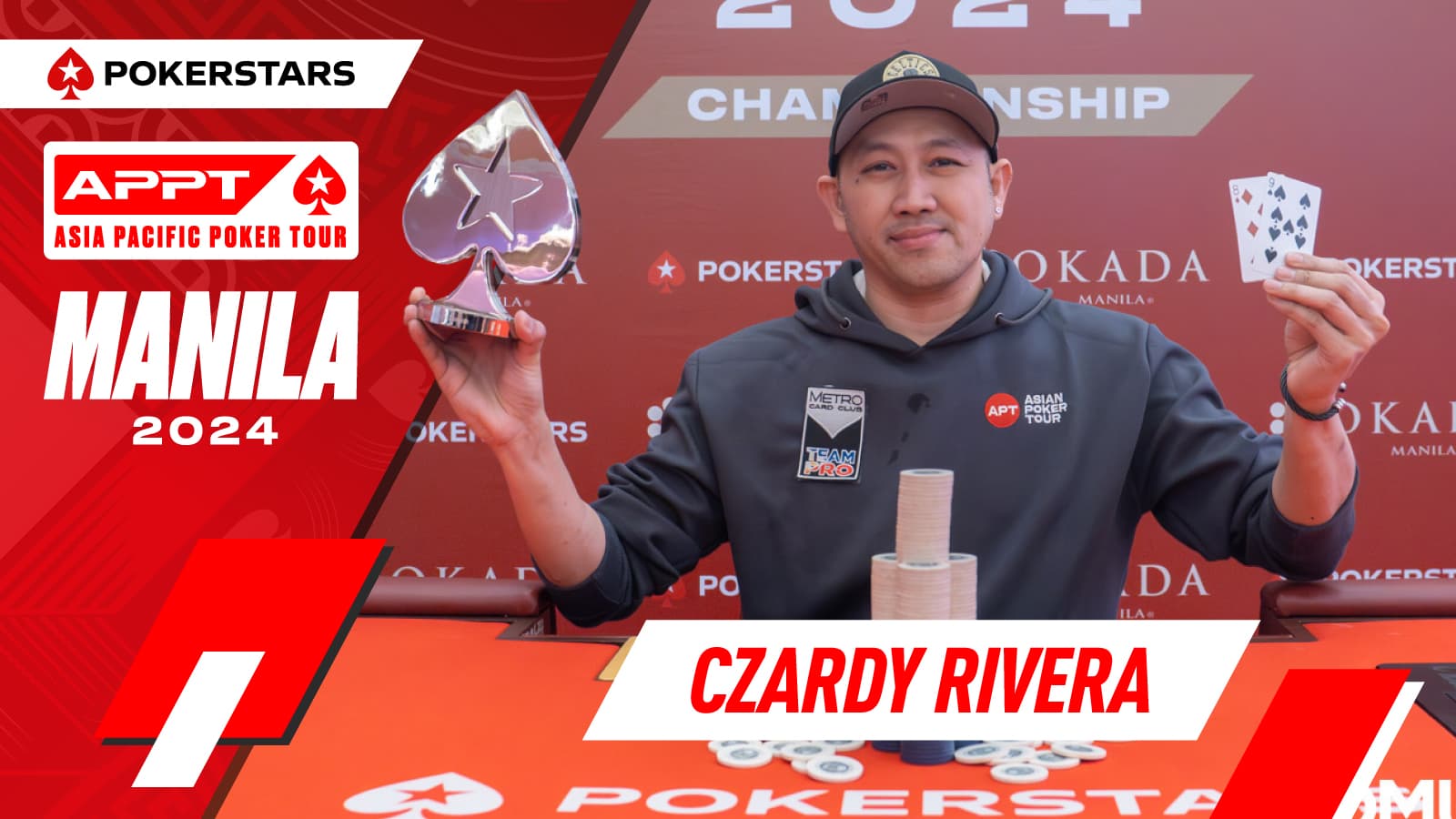 APPT Manila Championship 2024: Czardy Rivera wins Okada Kick Off for PHP 1,870,000 (~USD 32,510)