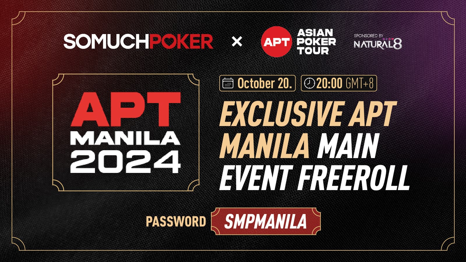 APT Manila Freeroll: Win a PHP 85,000 Buy-In for the Main Event with SoMuchPoker’s Exclusive Tournament!