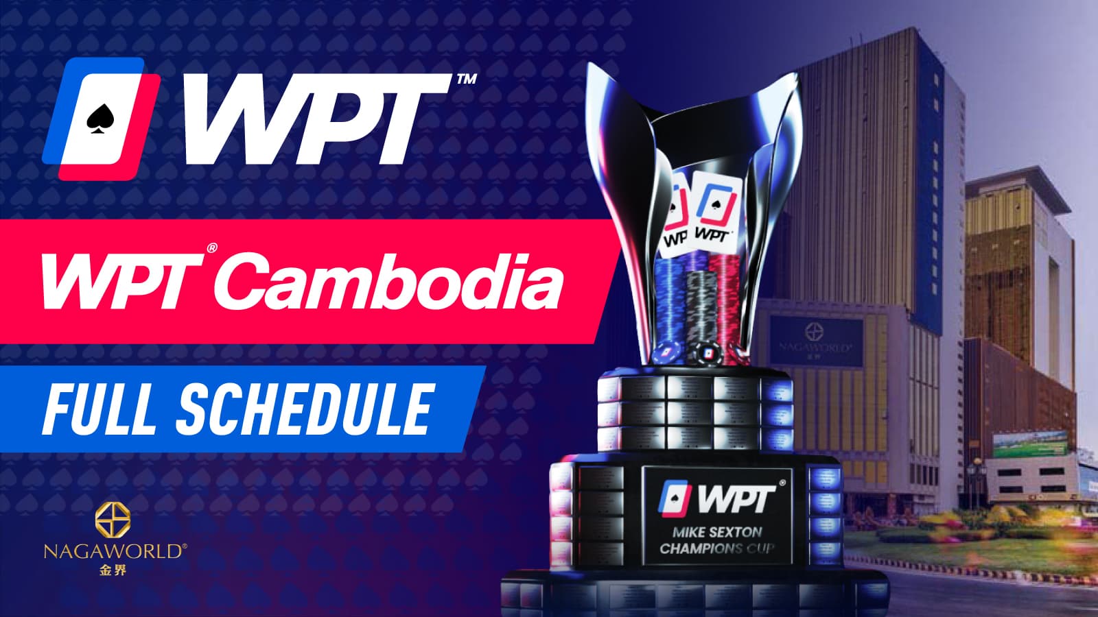 World Poker Tour Releases Full Schedule for Upcoming WPT Cambodia Championship Season 2025