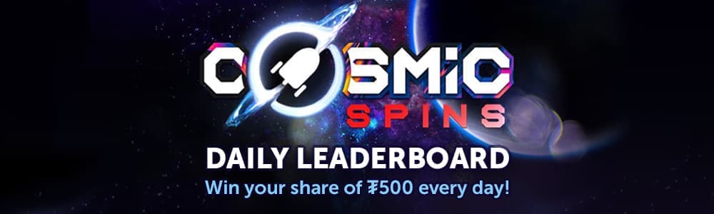 Daily Cosmic Spins Leaderboard: Win Your Share of ₮500 Every Day!