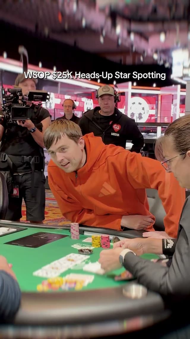 WSOP $25K Heads-Up event Star Spotting