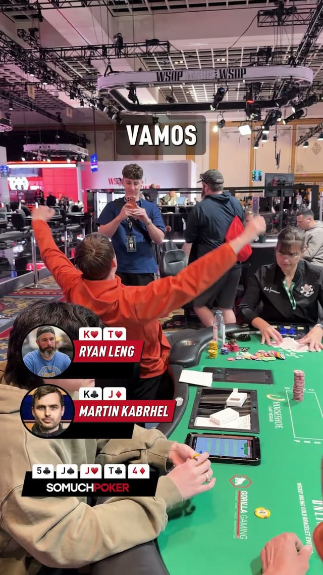 Martin Kabrhel vs Ryan Leng at WSOP