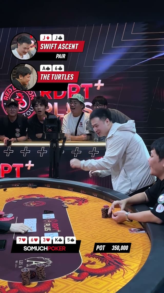 Chips literally flew across the table at RDPT