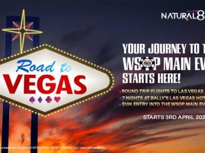 Natural8 Launches WSOP “Road to Vegas” Promotion