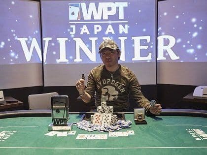 Eiji Kimura wins the first-ever WPT Japan