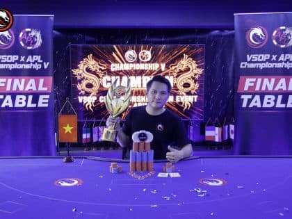 VSOP Championship V amasses over ₫18 Billion; Nguyễn Minh Hoàng wins Main Event; Lê Ngọc Khánh bags two; highlights and results inside