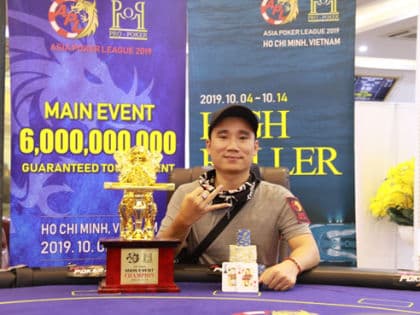 APL HCMC: Terry Nguyen claims Main Event title for VND1.2 Billion