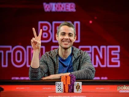 Mikita Badziakouski and Ben Tollerene win big at British Poker Open