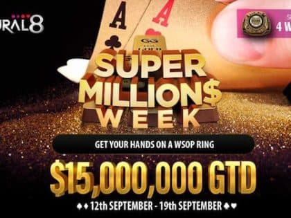 September with Natural8: Super Millions and GGCare and GGCheers Daily $100,000