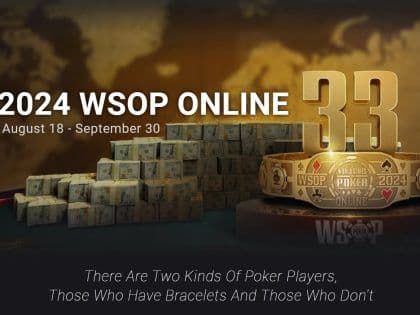 GGPoker Announces 2024 WSOP Online Schedule With 33 Bracelet Events