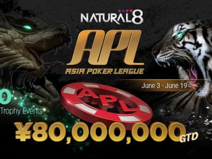 The Asia Poker League is back with ¥80,000,000 in guarantees
