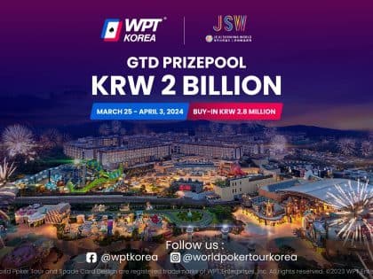 One month away before WPT Korea hits the felt; First WPT Ring in Asia at stake