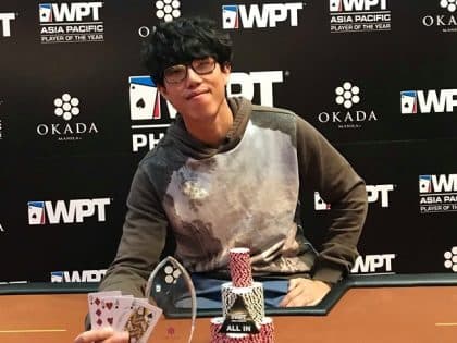 WPT Philippines latest event winners: Xin Lin, Nicholas Lim, and Joshua Chargualaf