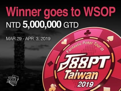 J88Poker Tour about to rock the vibrant Taiwanese poker scene