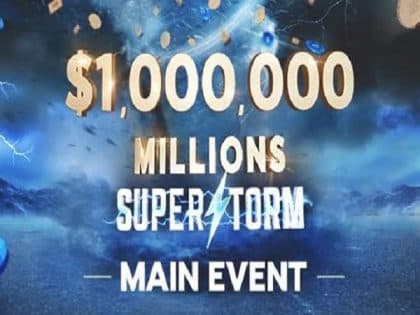 888poker’s Millions Superstorm back in full swing; $8 million in guarantees with $1,000,000 Main Event