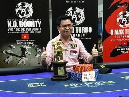 Lew Yin How wins the record-breaking Asia Poker League Vietnam Main Event