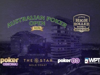Poker Central announces Super High Roller Bowl Australia and Australian Poker Open for January 2020