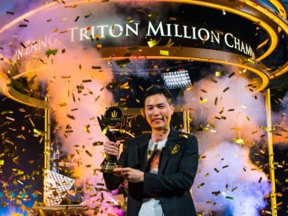 Aaron Zang wins £1M Triton London event, Bryn Kenney new leader of the All-Time Money List