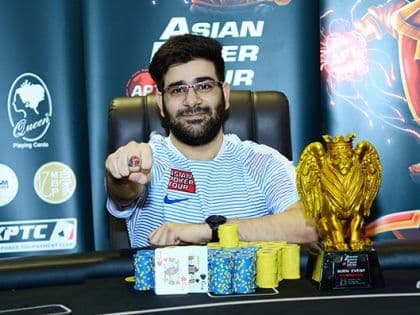 Akshay Nasa denies Vincent Chauve at the APT Vietnam Main Event