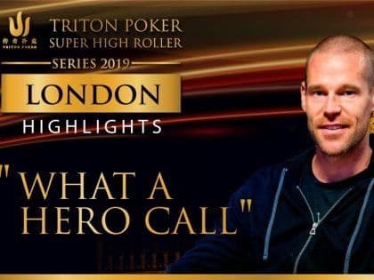 [Watch] Top six poker hands from Triton London