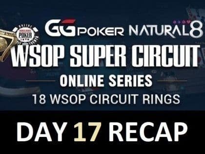 Natural8-WSOPC: NeverGambol comes from behind to win Ring Event #11; LeFlaneur & AlwaysWithNuts win $10K HR sides