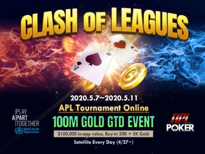 APL POKER Announces Official Online “Clash of Leagues” Series