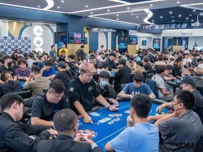 14th Edition of Taiwan Millions Tournament Main Event on center stage – Day 1B underway
