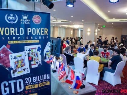 World Poker Championship smashes VN₫ 2.5B Kick Off guarantee halfway through Day 1B; One more flight to go!