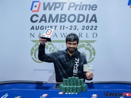 WPT Prime Cambodia: Shardul Parthasarathi takes the Super High Roller; Richard Mari wins Short Deck; Asmiati tops the Ladies NLH