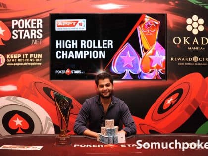 APPT Manila 2019 amasses a grand US$4M in prizes; Kanishka Samant wins High Roller