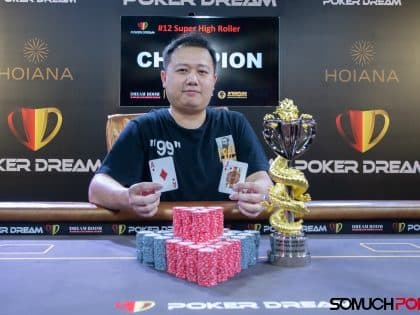 Malaysia’s Ewe Eng Soon clinches Poker Dream Vietnam Super High Roller for ₫5.3BN ($215K); Devan Tang creeps up to 2nd place