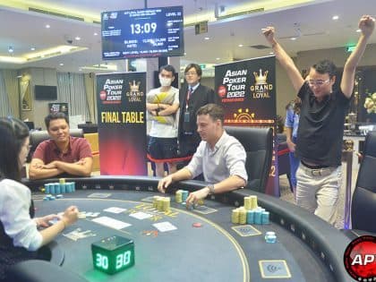 Inaugural APT Vietnam Hanoi running at Grand Loyal Poker Club; Main Event ₫5 BN guarantee to be crushed; early events see big pots