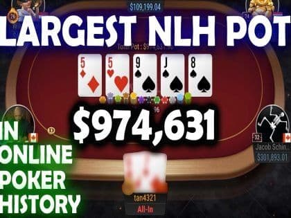 One Day of Poker: The Biggest NLH Online Poker Pot