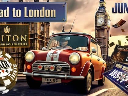 Online News: GGPoker’s Road to London; Chico Poker Network kicks off $150K GTD Summer Micro Tournament Series; Daily Cosmic Spins Leaderboard on CoinPoker; €500K GTD Micro Madness on iPoker Network