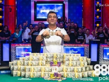 WSOP 2019 Main Event: Hossein Ensan is crowned World Champion; Dario Sammartino Runner-Up