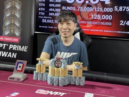 WPT Prime Taiwan: Hon Cheong “Ivan” Lee ships Super High Roller; Im Heesoo wins Single Day HR; Masaya Hayami leads PLO Day 1, 14 remain