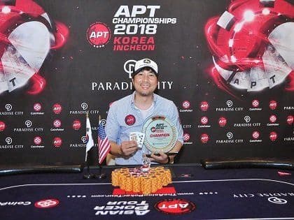 Jaepil You wins the APT Korea Icheon Championships Event, Inotsume Kazuma wins Player of the Series