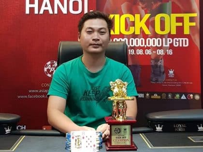 Asia Poker League draws 562 entries to inaugural APL Hanoi opening event