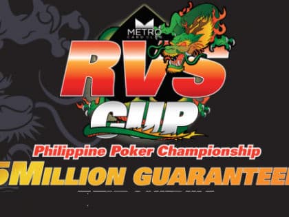 RVS CUP 2019 Philippine Poker Championship starts today with over Php 6M in guaranteed prizes