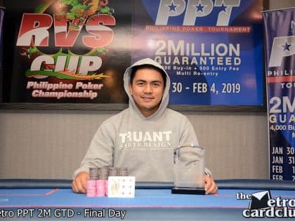 Okada Millions Main Event attracts record 1,464 entries; Gideon Galpo wins the Metro PPT Main Event title