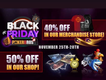 Black Friday Sales on PokerBROS