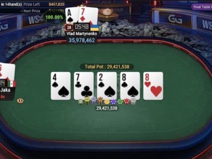 2021 WSOP Online [International]: Vlad Martynenko wins career first gold bracelet at the FIFTY STACK NLH; Only four bracelets left
