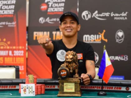 APT Philippines 2022 pays out over $1.1M; locals Renniel Galvez, Moses Saquing, Mike Takayama top the charts