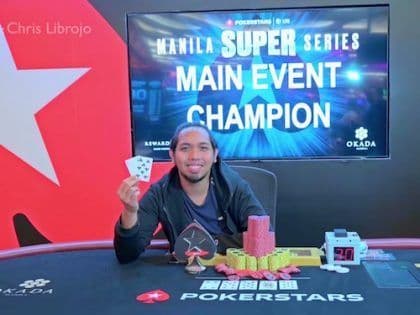 PokerStars Manila Super Series 15: Jason Magbanua bags Main Event title for Php 1,340,000 (~US$ 23,928); Justin Castro and Chun Yip among side event winners