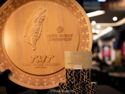 Taiwan Millions Tournament NTD 10M (~USD 321K) guaranteed Main Event off to a smashing start, Five more flights remain on schedule