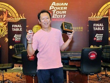 Tetsuya Tsuchikawa on fire at the APT Macau 2017, wins APT Player of the Series