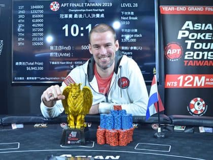 Tobias Peters ships the APT Finale Taiwan Championships Event; Zhou Yueyang wins POS